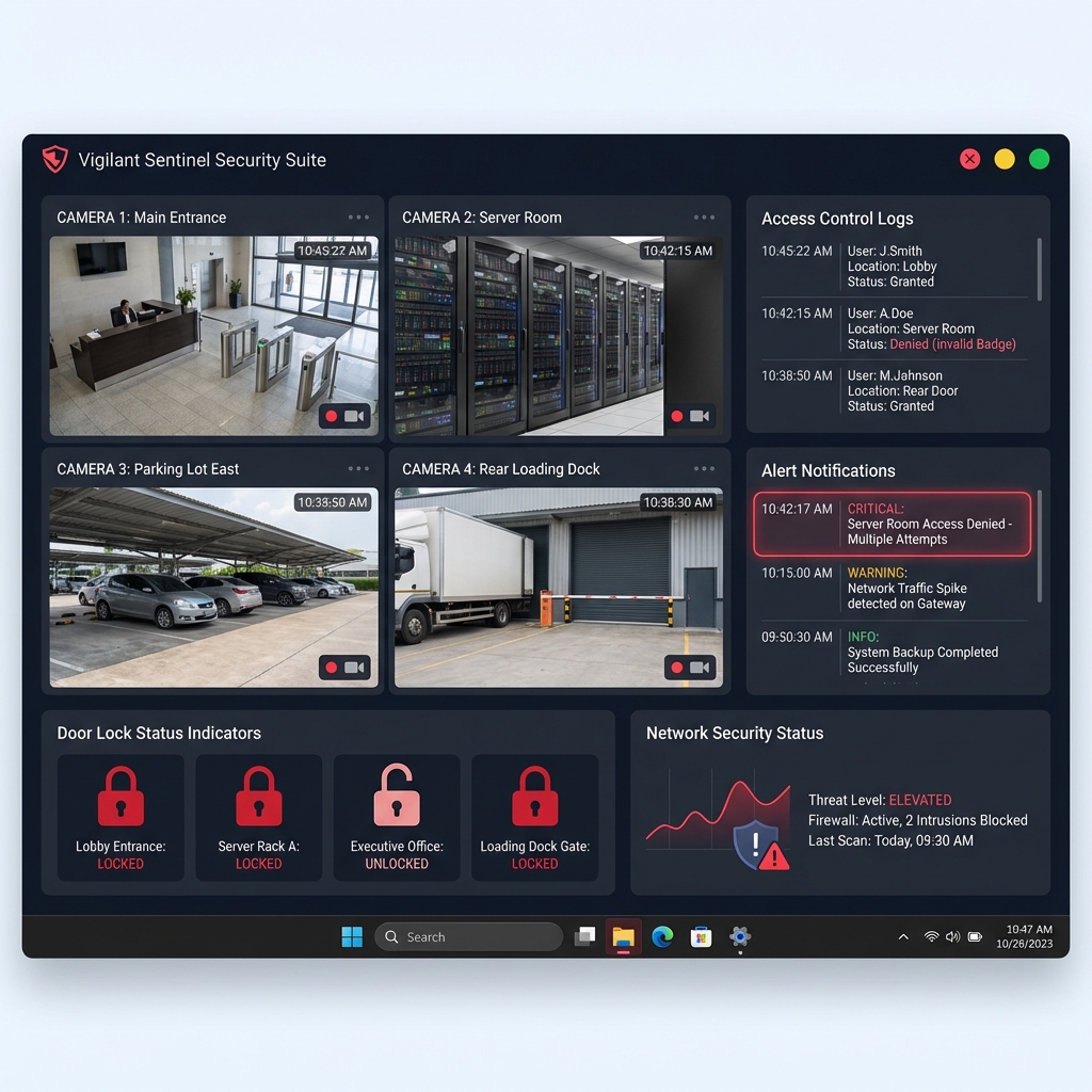 Consola de Seguridad y Vigilancia